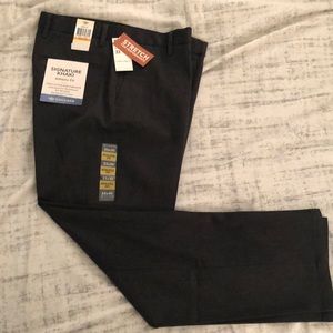 Dockers Signature Khakis Dark Gray Athletic Fit